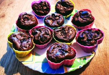 9. hét 3. nap – A kakaós-meggyes muffin